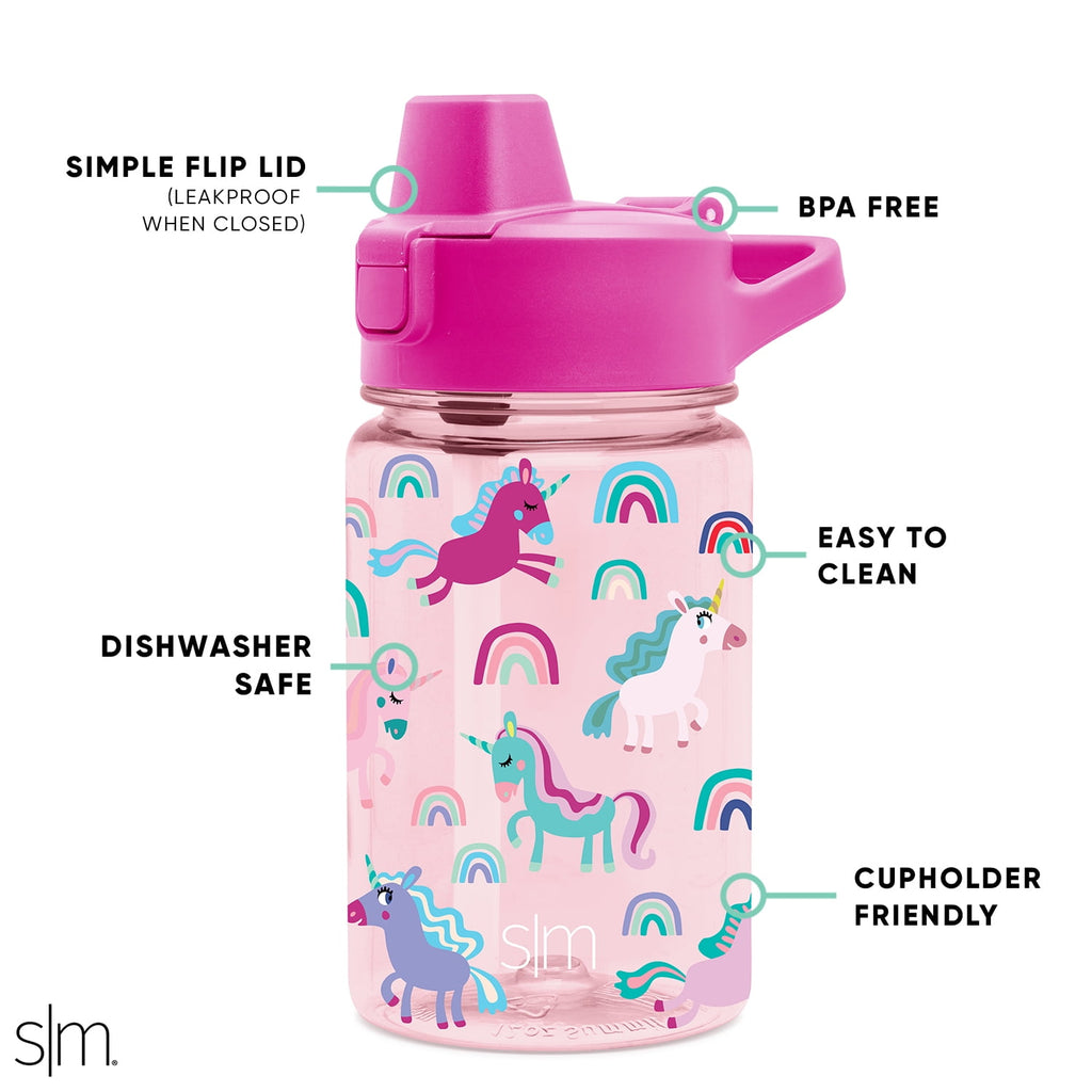 Simple Modern 12 fl oz Reusable Tritan Summit Water Bottle with Silicone Straw Lid | Birthday Cake Z5IE