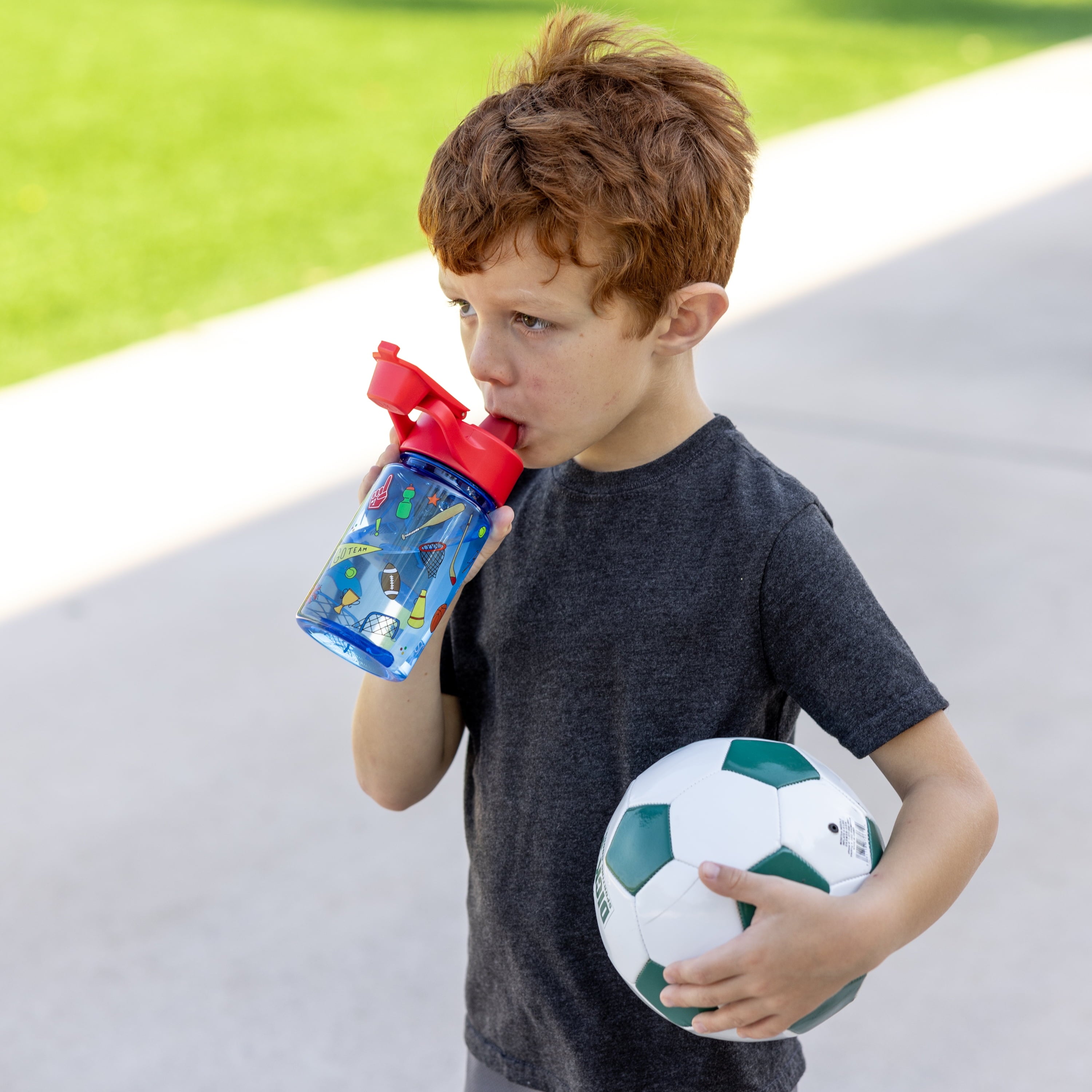 Simple Modern 12 fl oz Reusable Tritan Summit Water Bottle with Silicone Straw Lid | Birthday Cake Z5IE