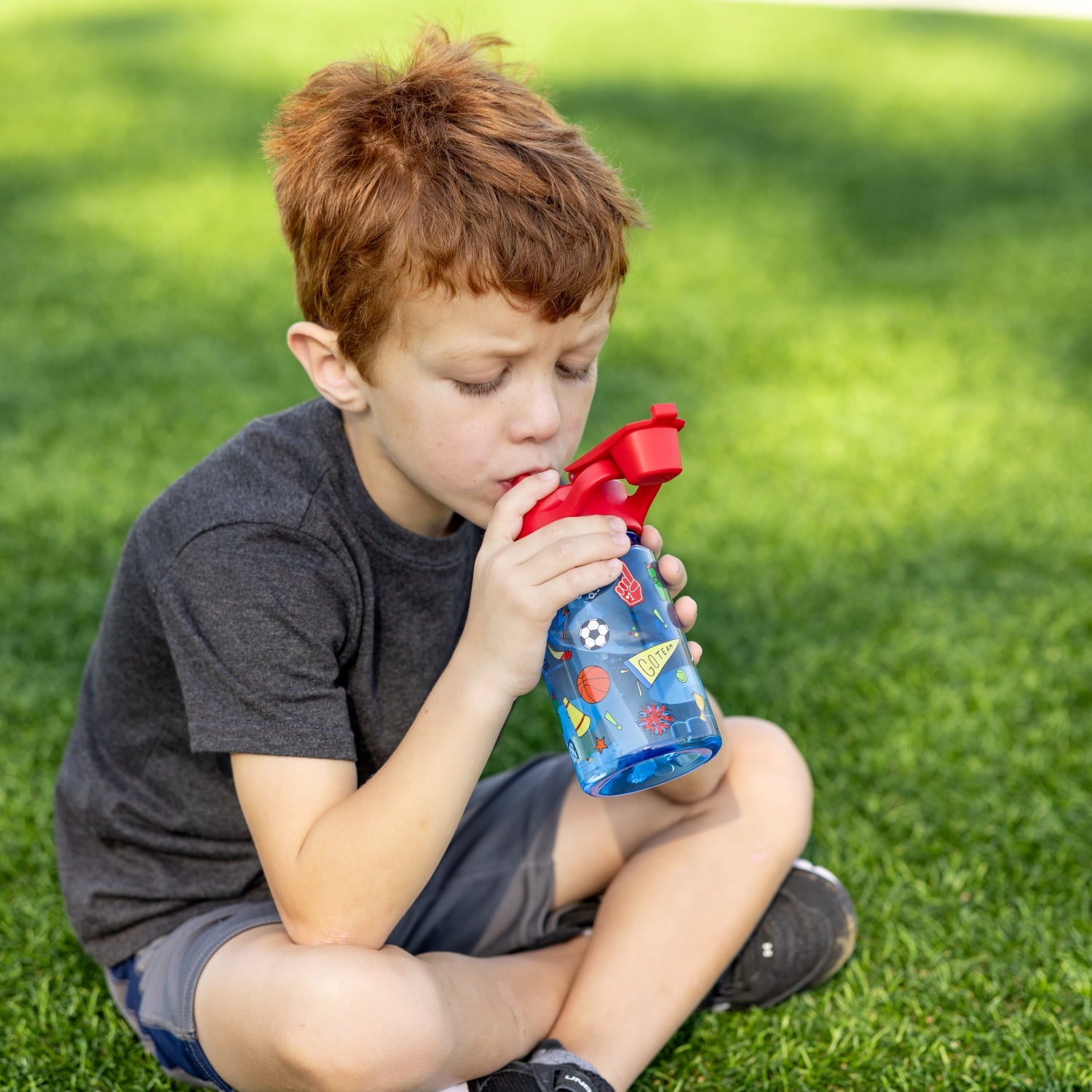 Simple Modern 12 fl oz Reusable Tritan Summit Water Bottle with Silicone Straw Lid | Birthday Cake Z5IE
