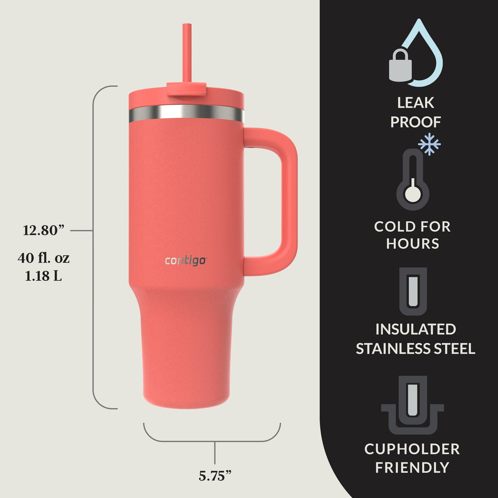 Contigo Streeterville Tumbler 40oz Inky Cap M8CK