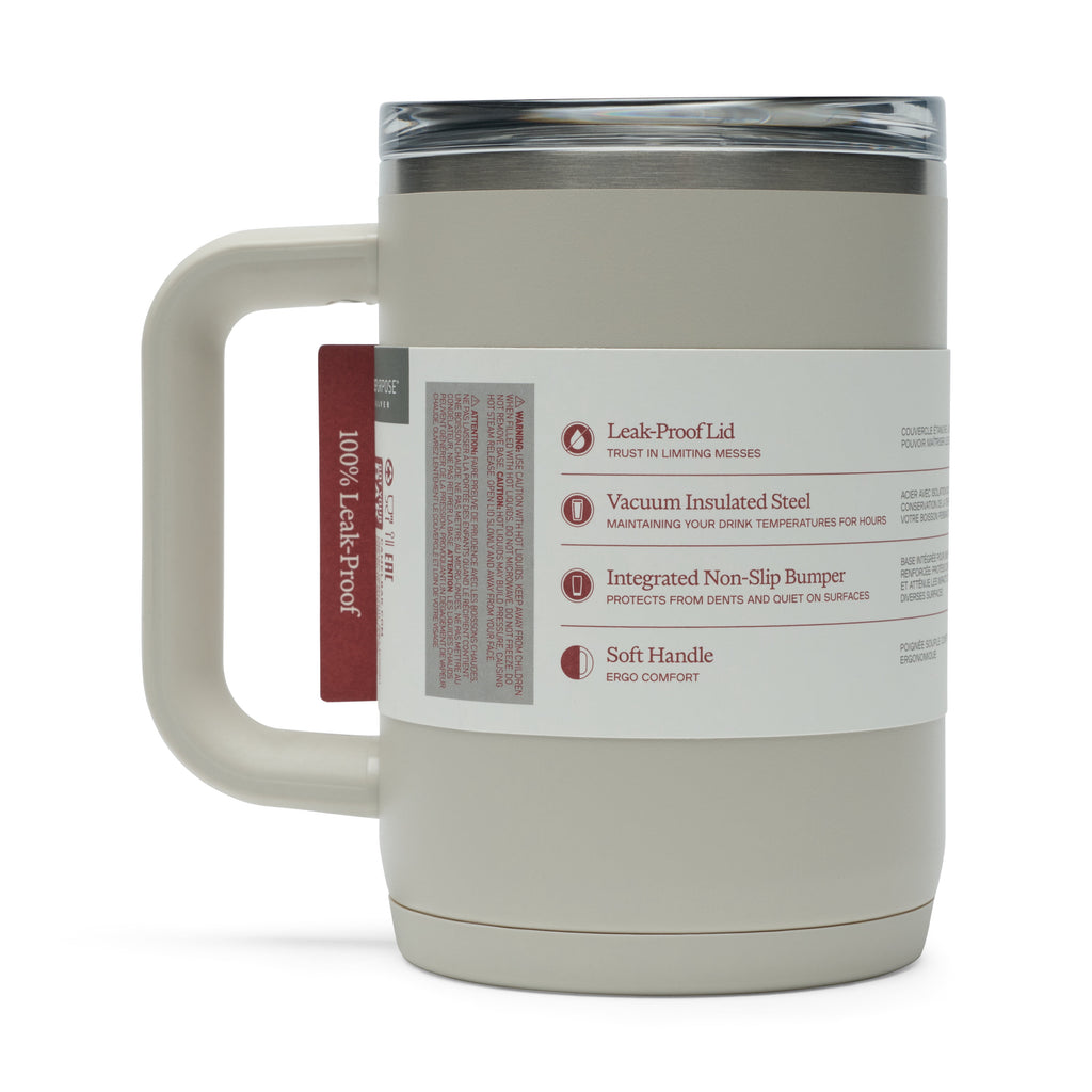 CamelBak Thrive 16oz Stainless Steel Leak-Proof Mug, Stone O6RY