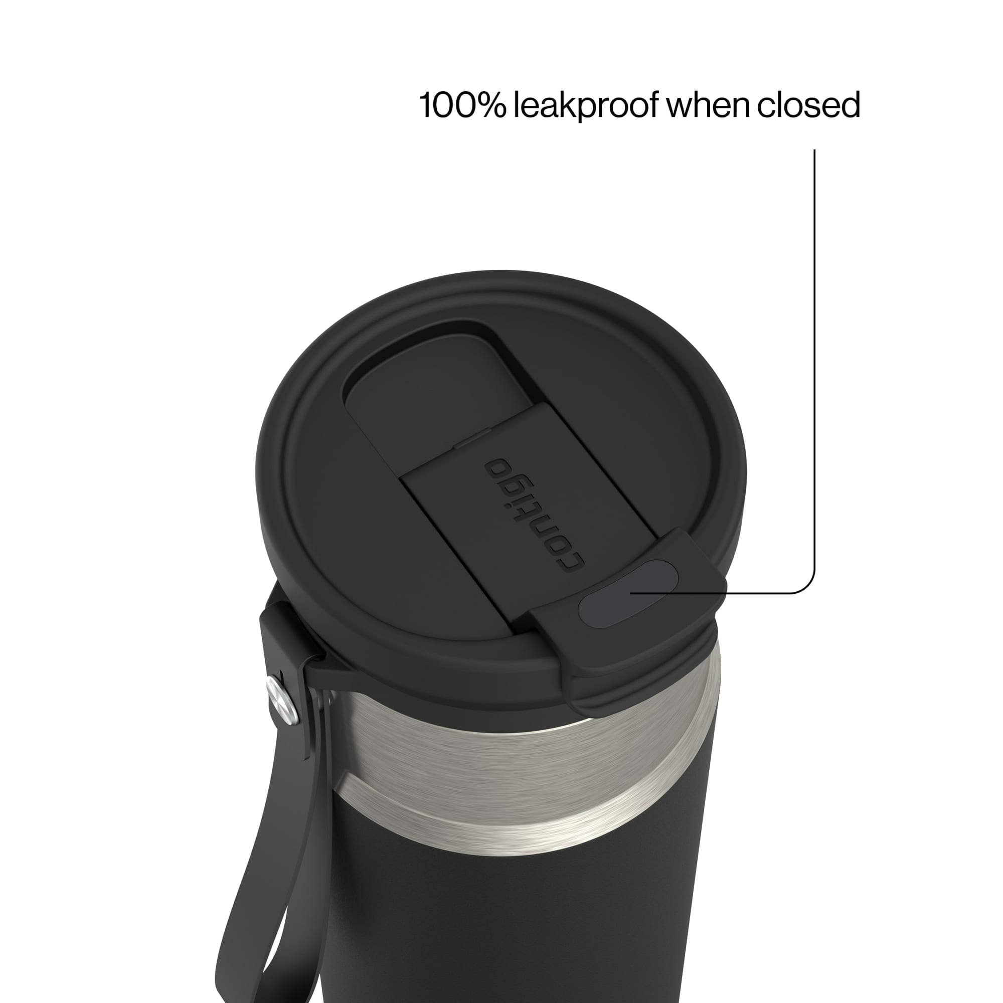 Contigo DualSip 20 oz Leakproof Insulated Water Bottle with 2-Way Lid 4AMO