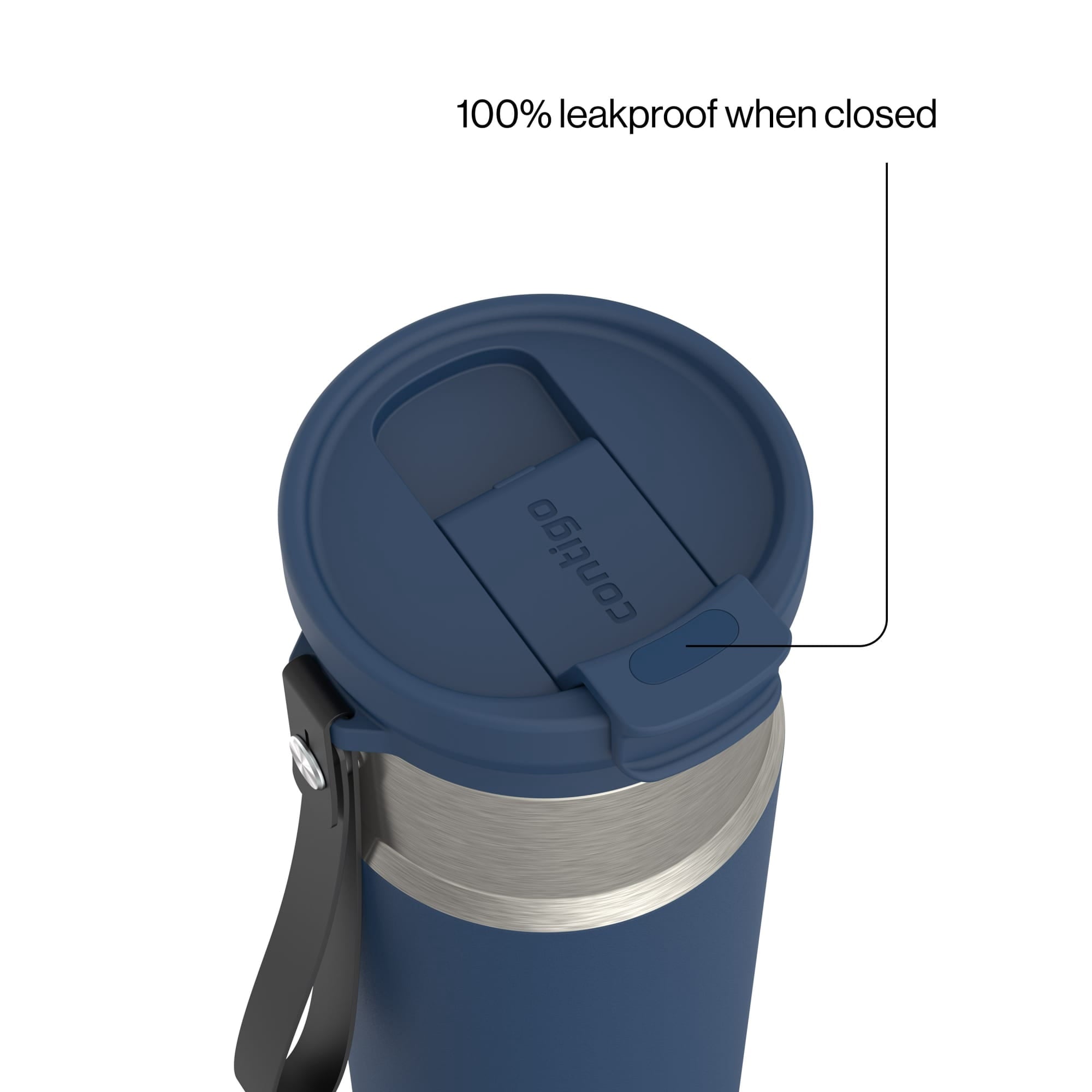 Contigo DualSip 20 oz Leakproof Insulated Water Bottle with 2-Way Lid 4AMO