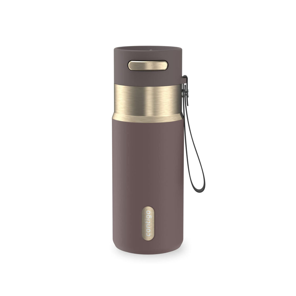 Contigo AutoSeal 16 oz Leakproof Water Bottle with Carrying Strap LHG6
