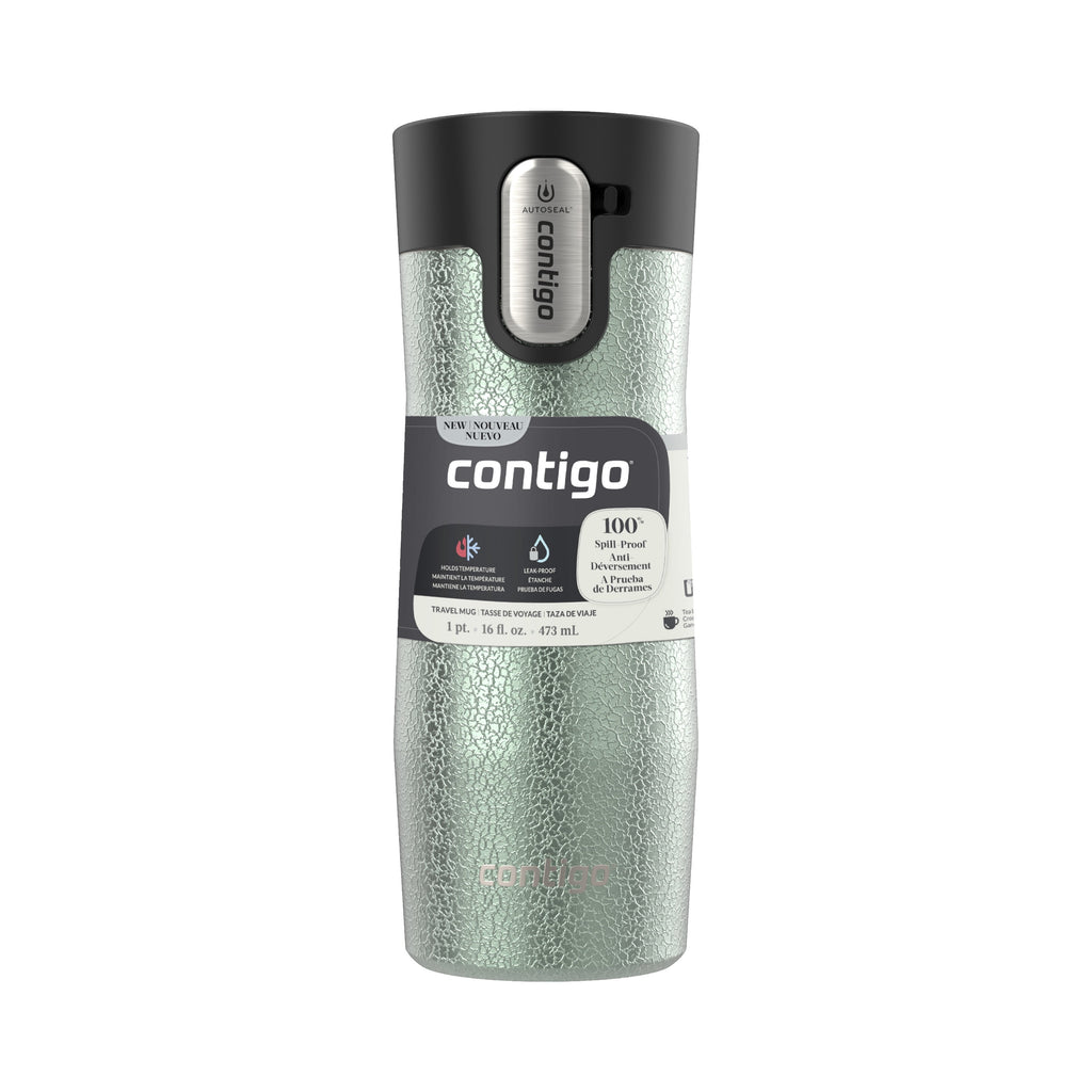 Contigo AUTOSEAL West Loop Vacuum-Insulated Stainless Steel Travel Mug with Easy-Clean Lid, 16 oz 3HOR