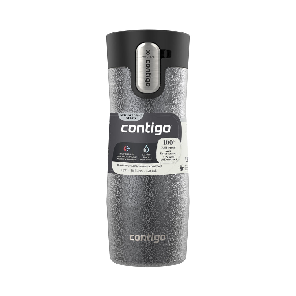Contigo AUTOSEAL West Loop Vacuum-Insulated Stainless Steel Travel Mug with Easy-Clean Lid, 16 oz 3HOR