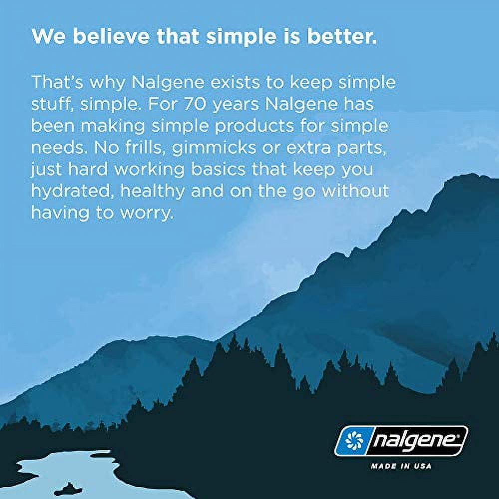 Nalgene Tritan OTF Water Bottle: 24oz, Glacial Blue 171B