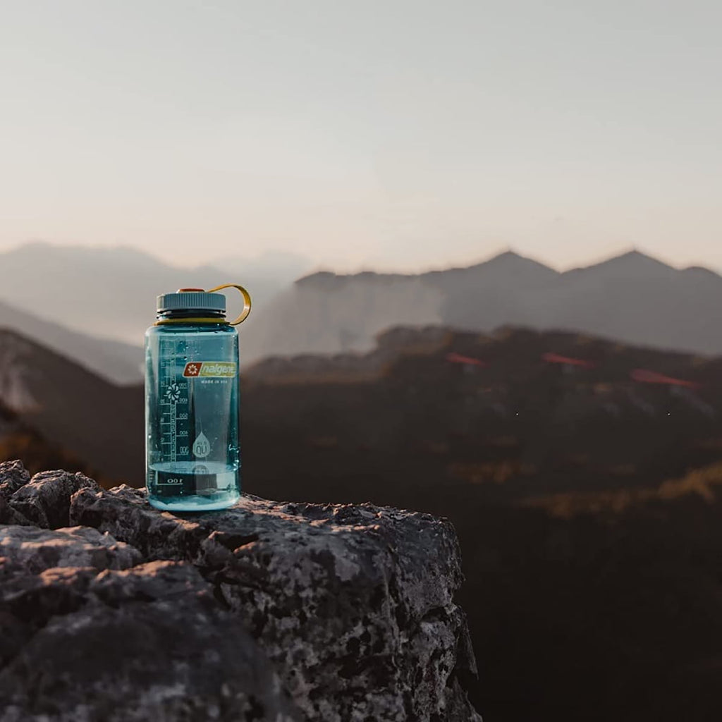 Nalgene Tritan OTF Water Bottle: 24oz, Glacial Blue 171B