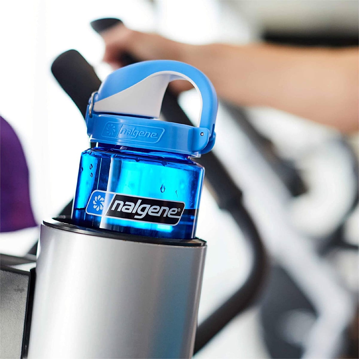 Nalgene Tritan OTF Water Bottle: 24oz, Glacial Blue 171B