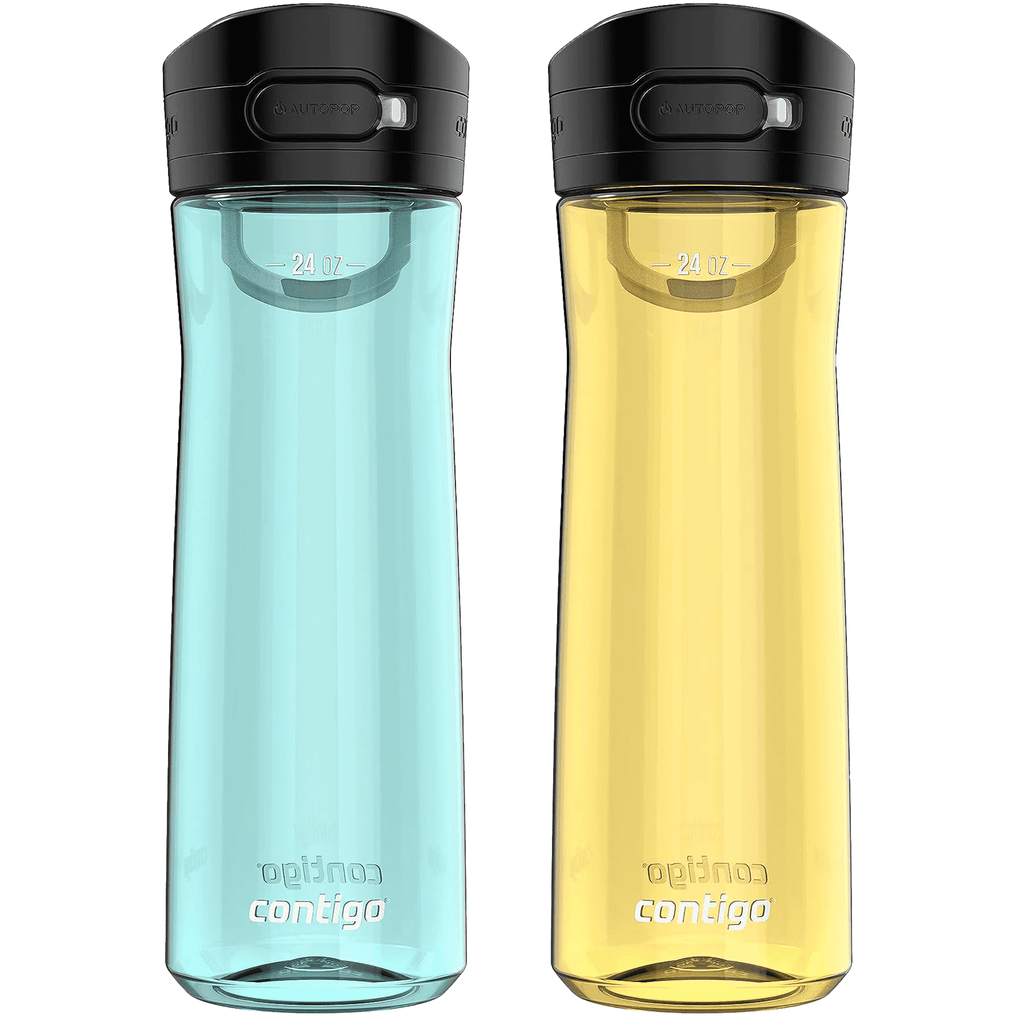 Contigo 24 oz. Jackson 2.0 Tritan Water Bottle 2-Pack - Jade Vine/Pineapple 15UR