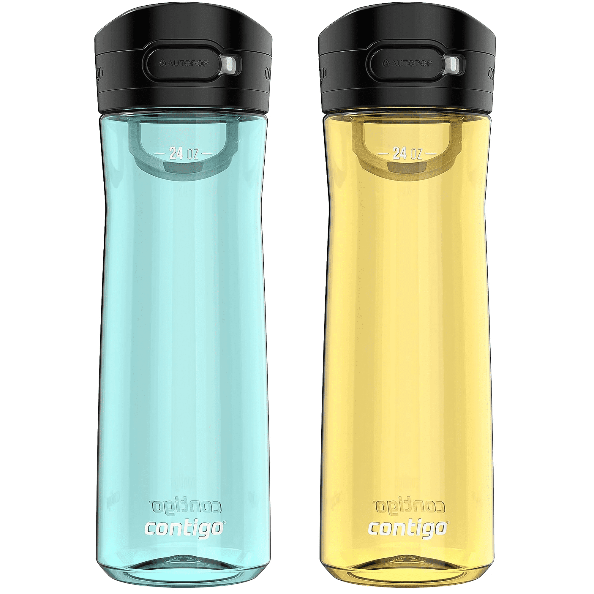Contigo 24 oz. Jackson 2.0 Tritan Water Bottle 2-Pack - Jade Vine/Pineapple 15UR
