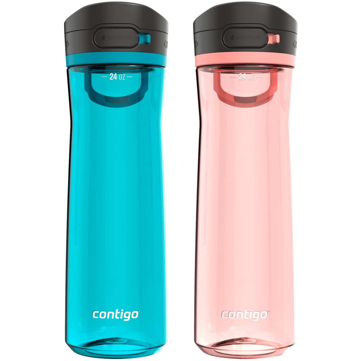 Contigo 24 oz. Jackson 2.0 Tritan Water Bottle 2-Pack - Jade Vine/Pineapple 15UR