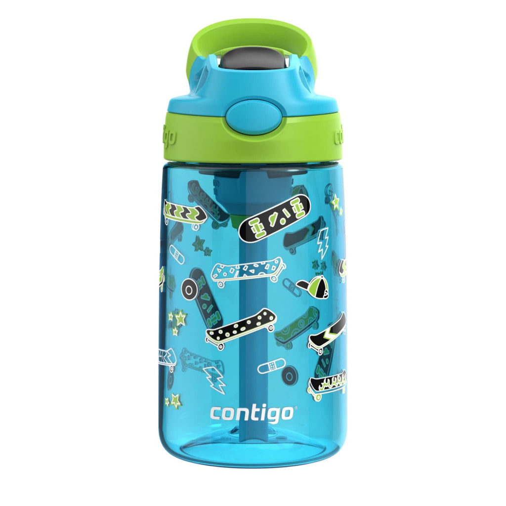 Contigo Aubrey Leak-Proof Spill-Proof Water Bottle, Blue, 14 oz. 22W4