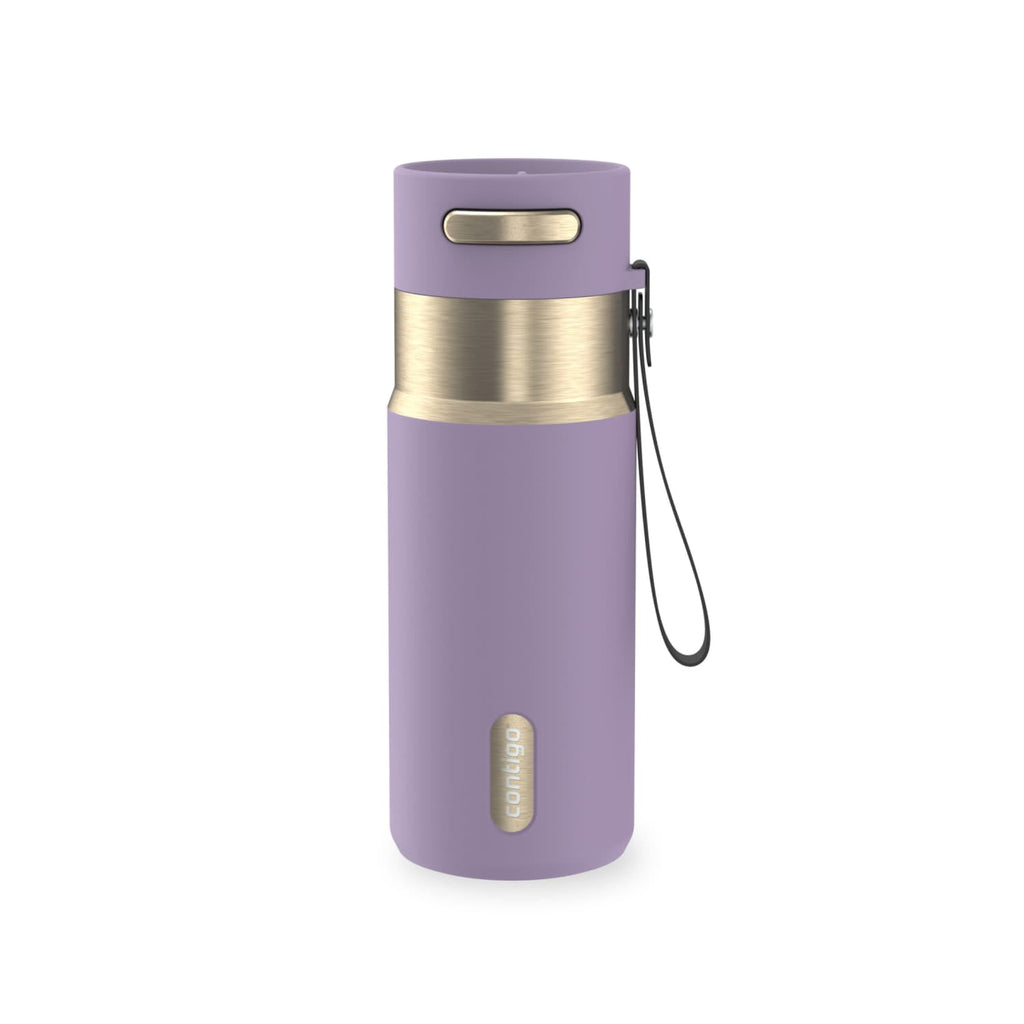 Contigo AutoSeal 16 oz Leakproof Water Bottle with Carrying Strap LHG6