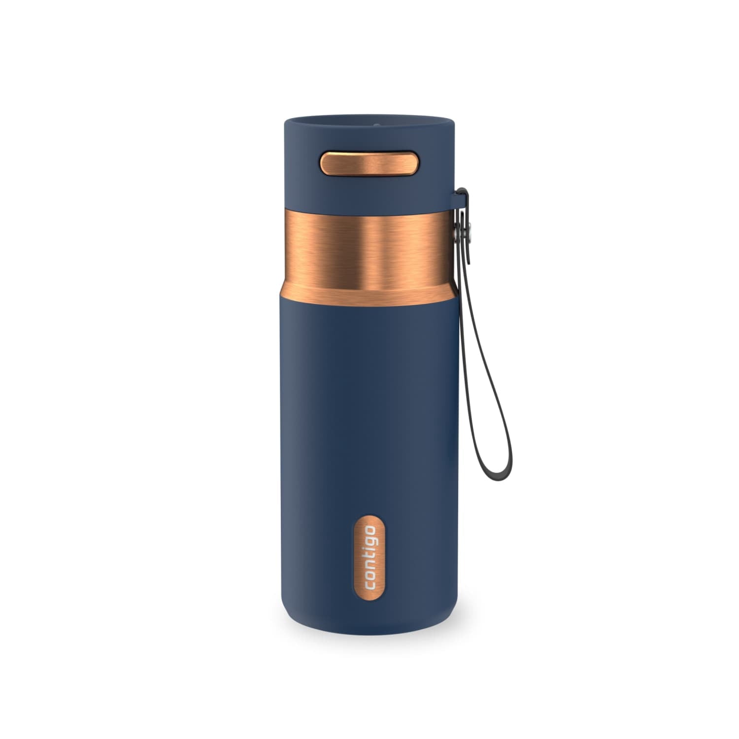 Contigo AutoSeal 16 oz Leakproof Water Bottle with Carrying Strap LHG6
