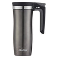 Contigo Autoseal Vacuum Insulated 16 Ounce Stainless Steel Gunmetal Travel Mug with Easy Lid YIOO