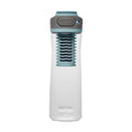 Contigo Clybourn Plastic FreeFlow Filter Water Bottle with AUTOSEAL Lid 24 oz., Salt, with Replacable Filter TUK7