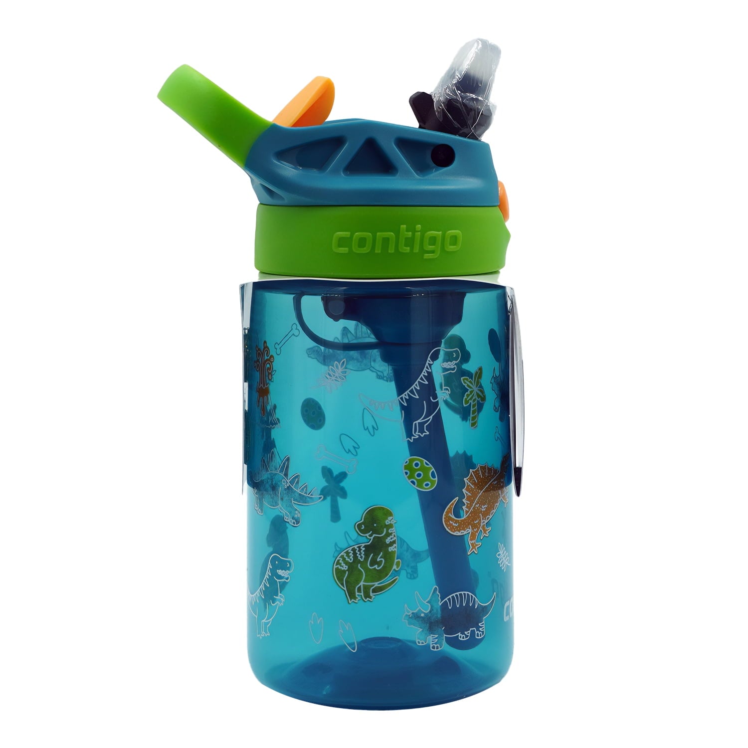 Contigo Kids Water Bottle with Redesigned AUTOSPOUT Straw, 14 oz, Grape Forest Haven M6A1