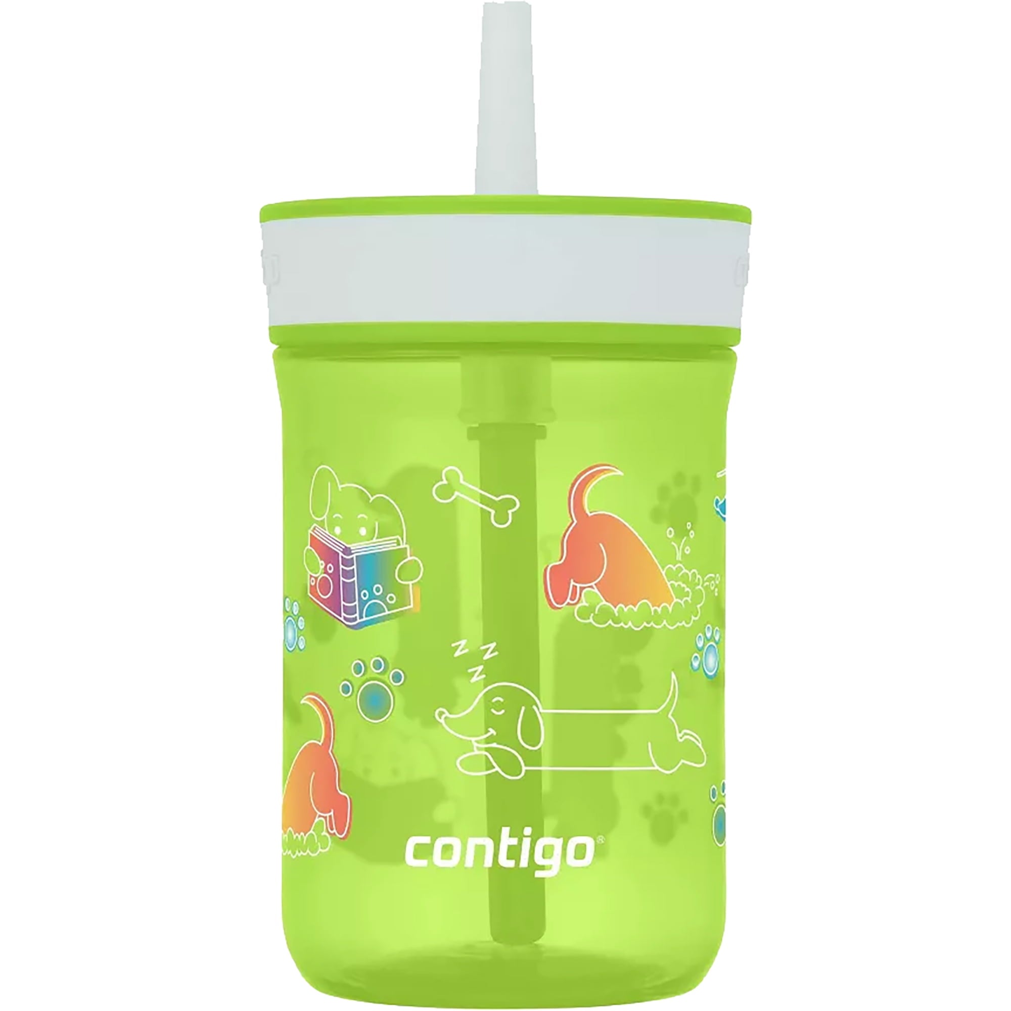 Contigo Kid's 14 oz. Leighton Tumbler with Straw - Juniper/Blue Forest 95GT
