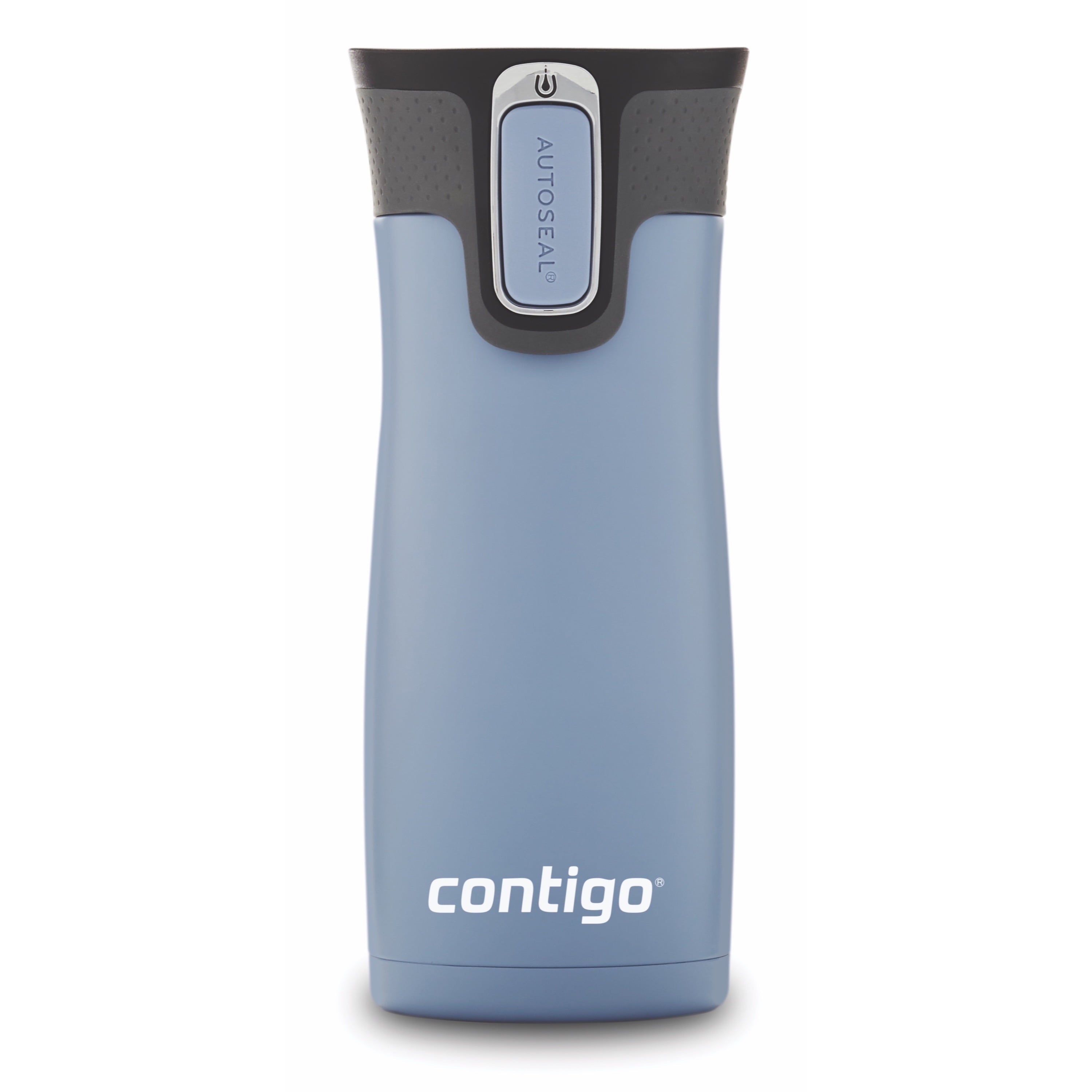 Contigo AUTOSEAL West Loop 2.0 Travel Mug, 16 oz., Stainless Steel with Black Button PB0V