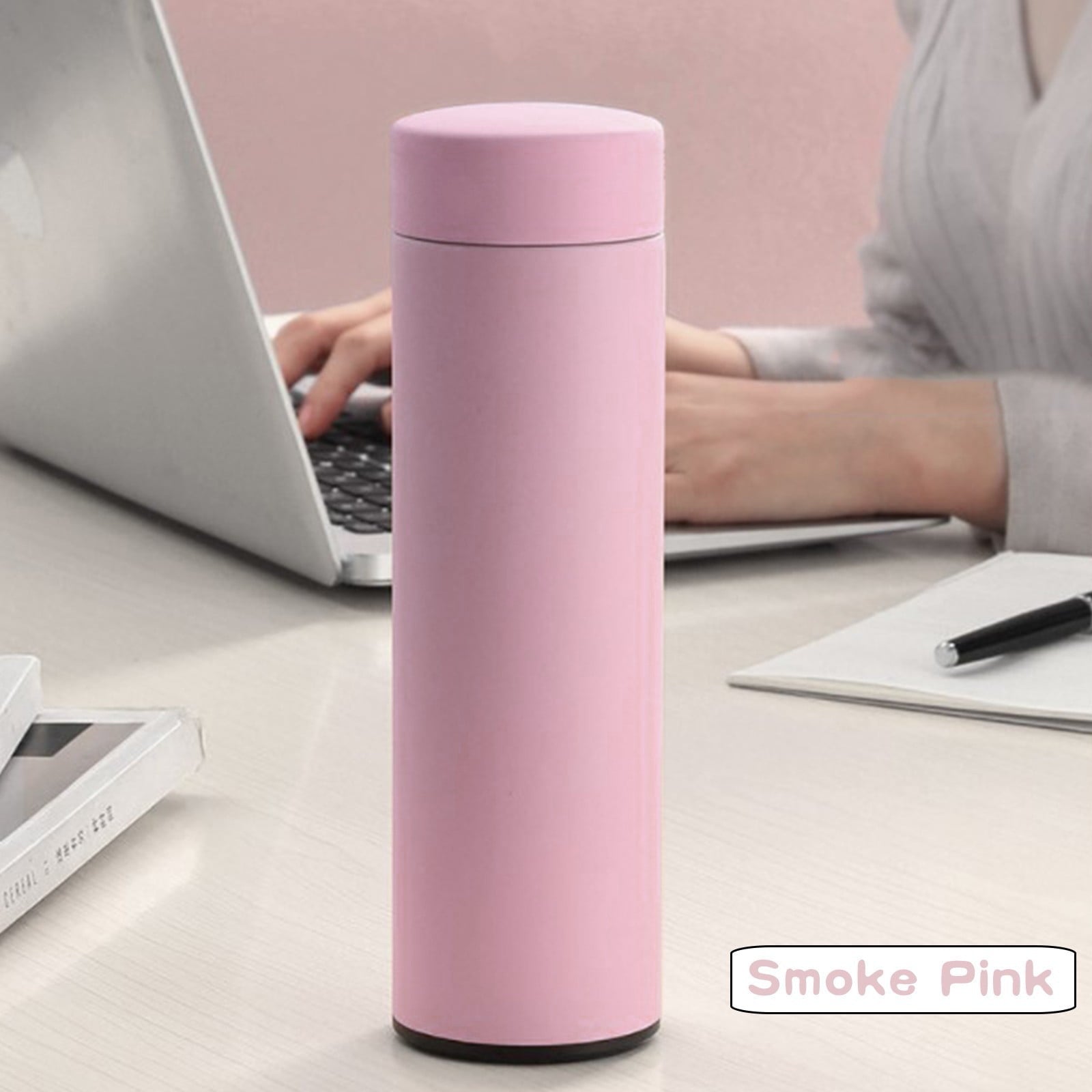 Stainless Steel Insulation Cup Cute Mini Portable Children Student Water Bottle Coffee Travel Mug LED Temperature Display Double Walled Vacuum Long Lasting Insulation J8LC