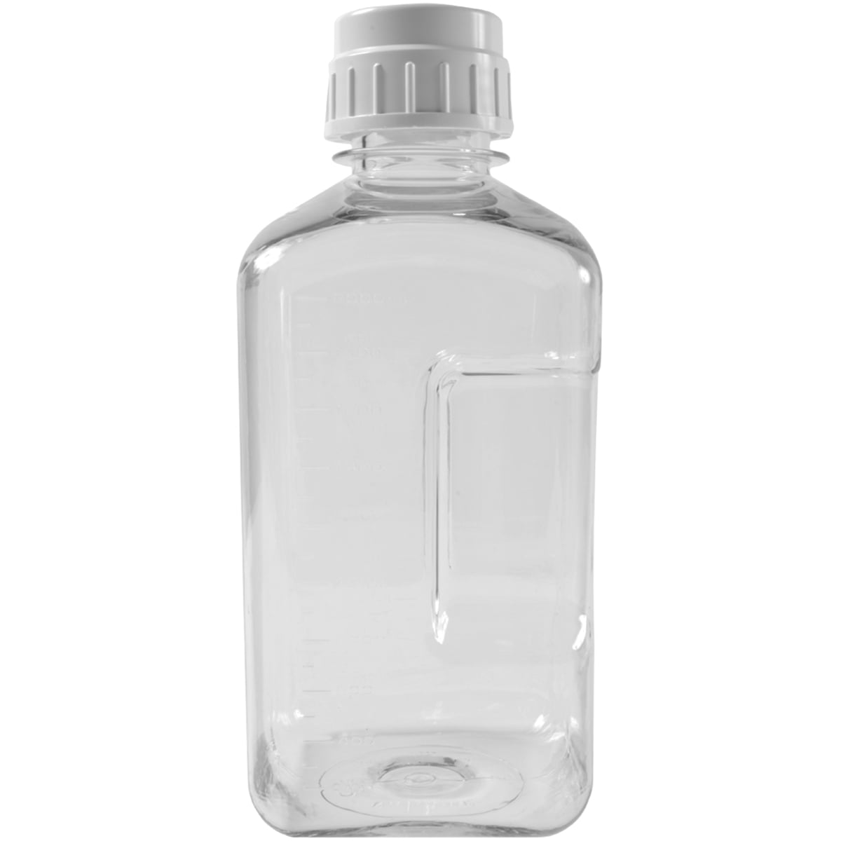 Nalgene Transparent Lexan Polycarbonate Square Storage Bottle - 8 oz. - Clear 2ITG