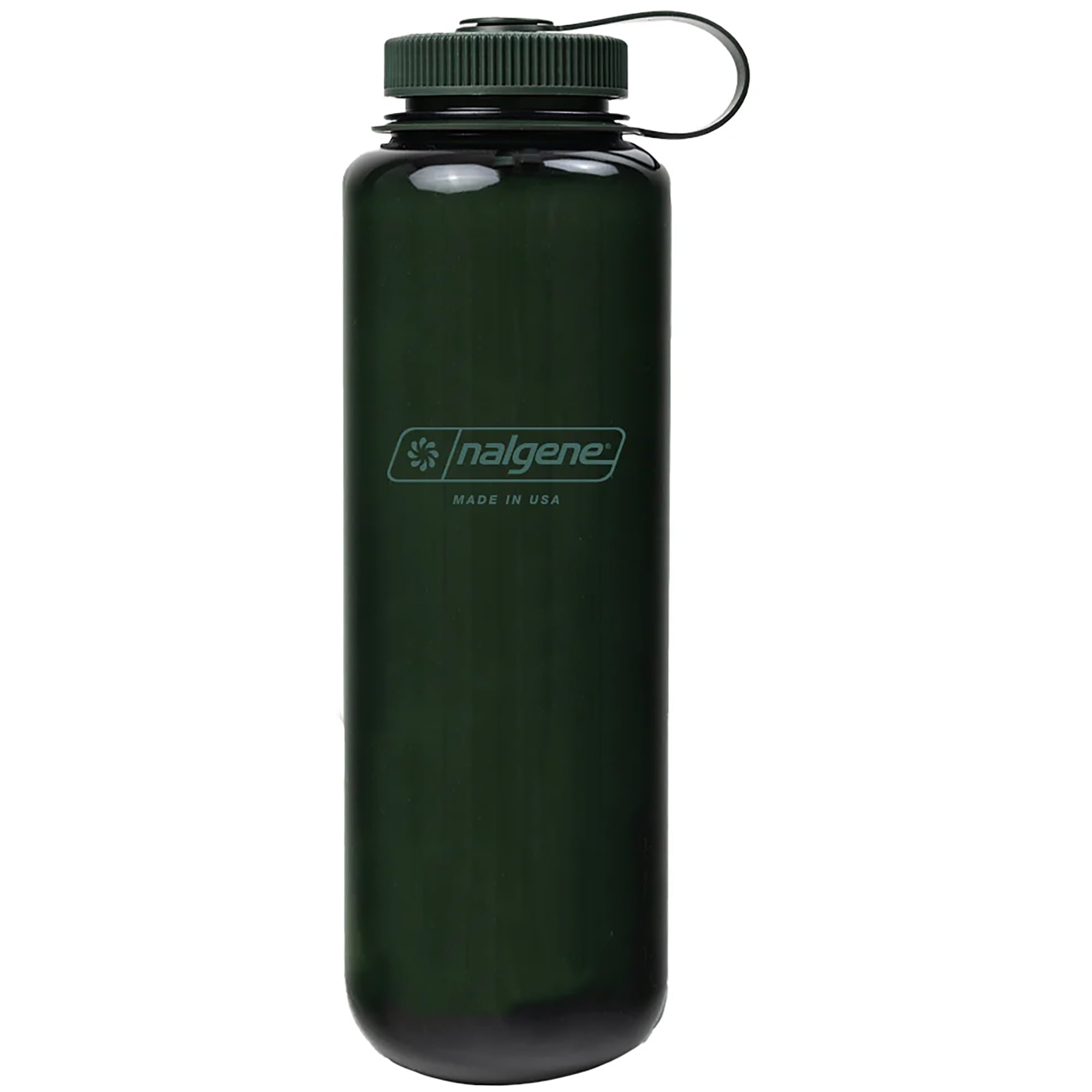 Nalgene Sustain Tritan BPA-Free Water Bottle Made with Material Derived from 50% Plastic Waste (using ISCC certified mass balance), 48 OZ, Wide Mouth, Blue L35R