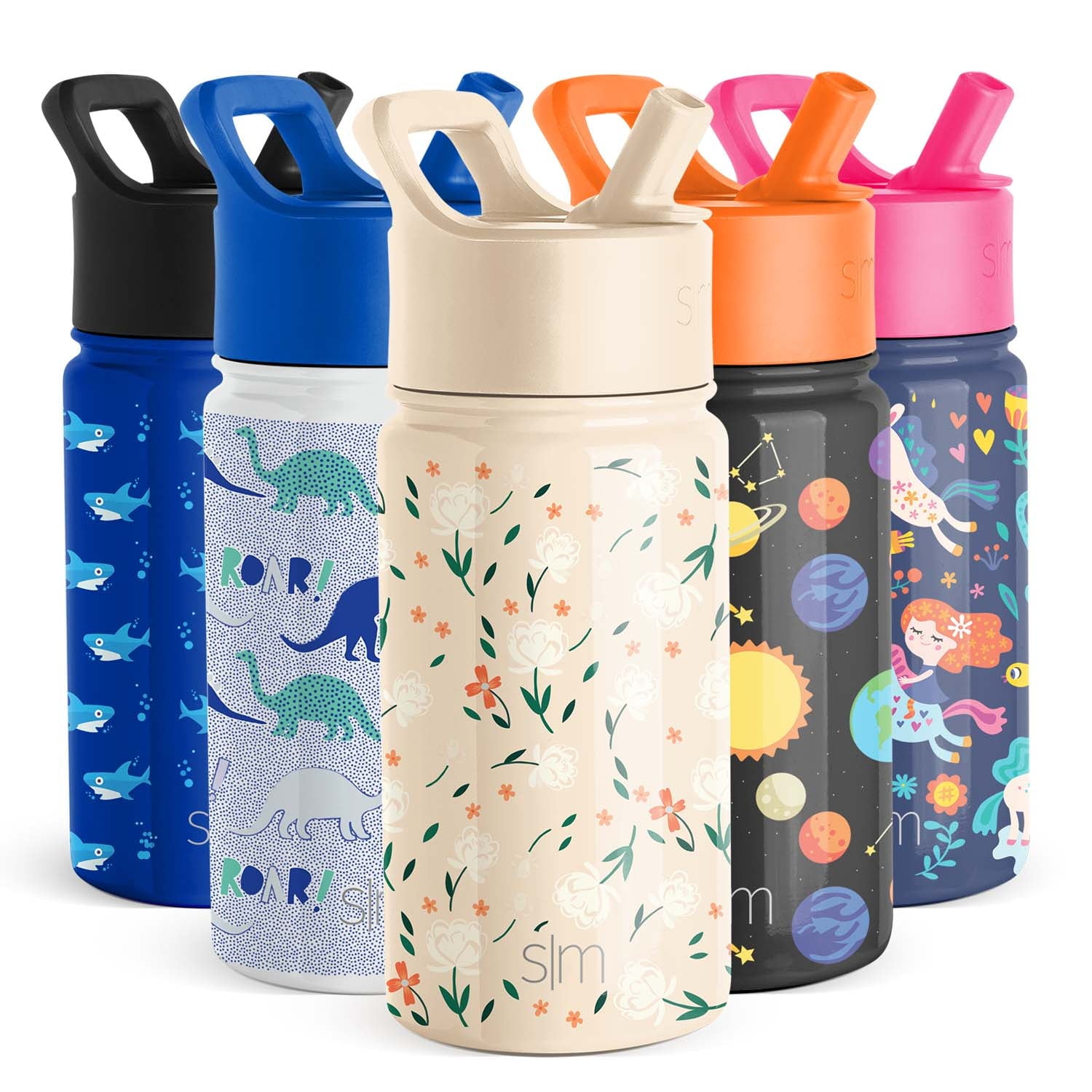 Simple Modern Summit Water Bottle Straw Lid Vacuum Insulated Stainless Steel Bottle | 18 fl oz TKA0