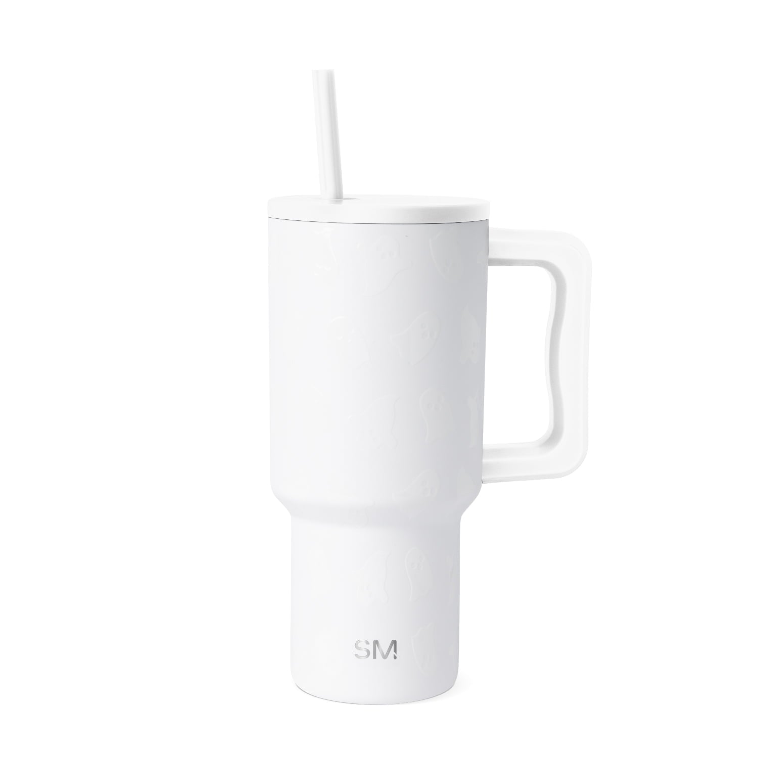 Simple Modern 30 fl oz Insulated Stainless Steel Trek Tumbler with Straw Lid | Seaglass Sage and Cream Checkmate YPTM