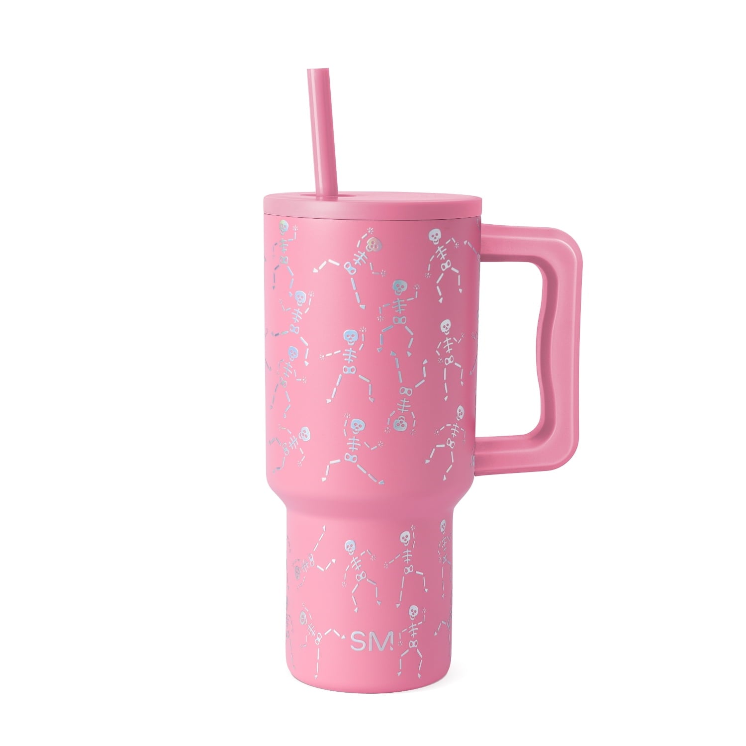 Simple Modern 30 fl oz Insulated Stainless Steel Trek Tumbler with Straw Lid | Seaglass Sage and Cream Checkmate YPTM