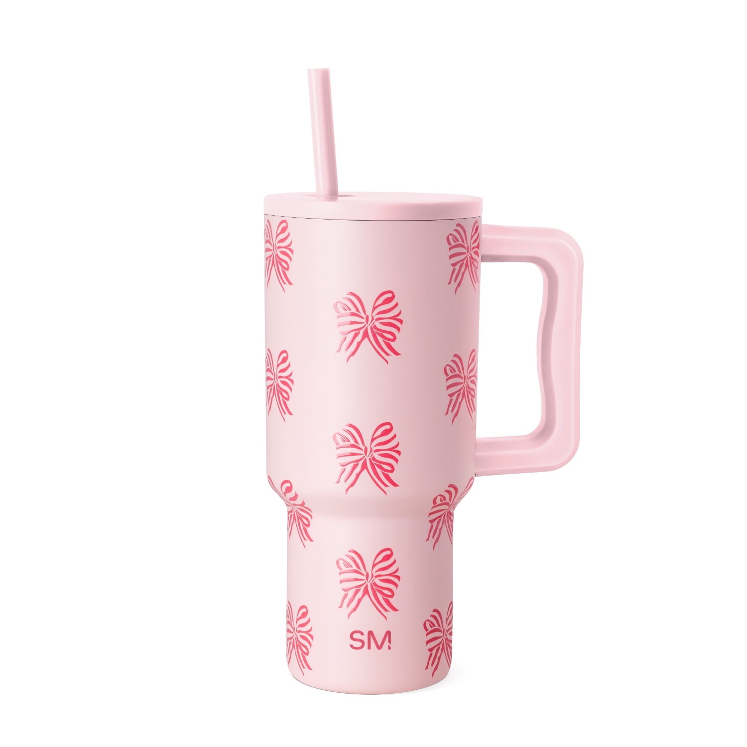 Simple Modern 30 fl oz Insulated Stainless Steel Trek Tumbler with Straw Lid | Seaglass Sage and Cream Checkmate YPTM