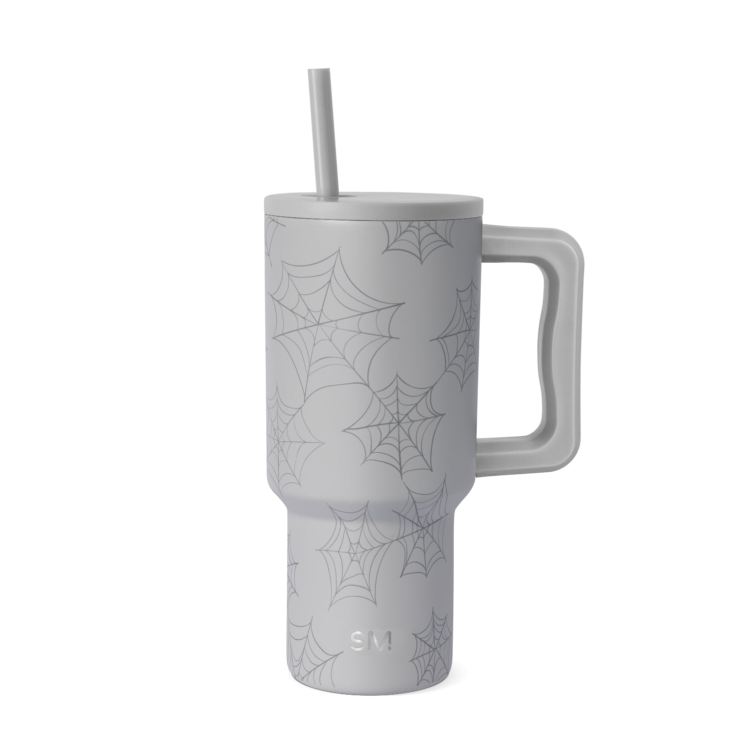 Simple Modern 30 fl oz Insulated Stainless Steel Trek Tumbler with Straw Lid | Seaglass Sage and Cream Checkmate YPTM