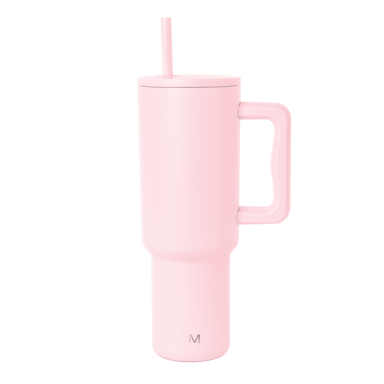 Simple Modern 40 fl oz Insulated Stainless Steel Trek Tumbler with Straw Lid | Blush 6R09