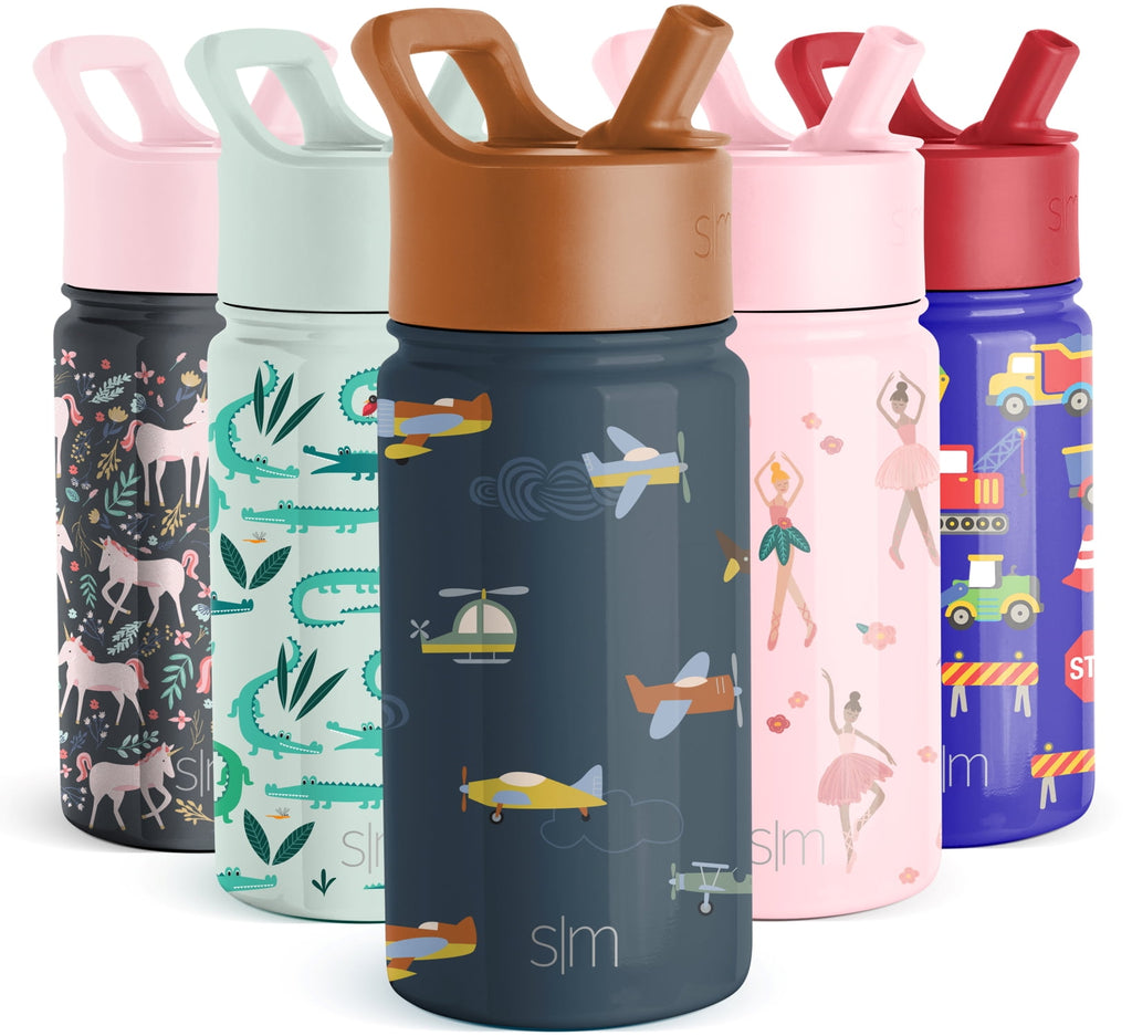 Simple Modern Summit Water Bottle Straw Lid Vacuum Insulated Stainless Steel Bottle | 14 fl oz 5H5Z
