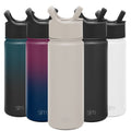 Simple Modern Summit Water Bottle Straw Lid Vacuum Insulated Stainless Steel Bottle | 18 fl oz IOD6