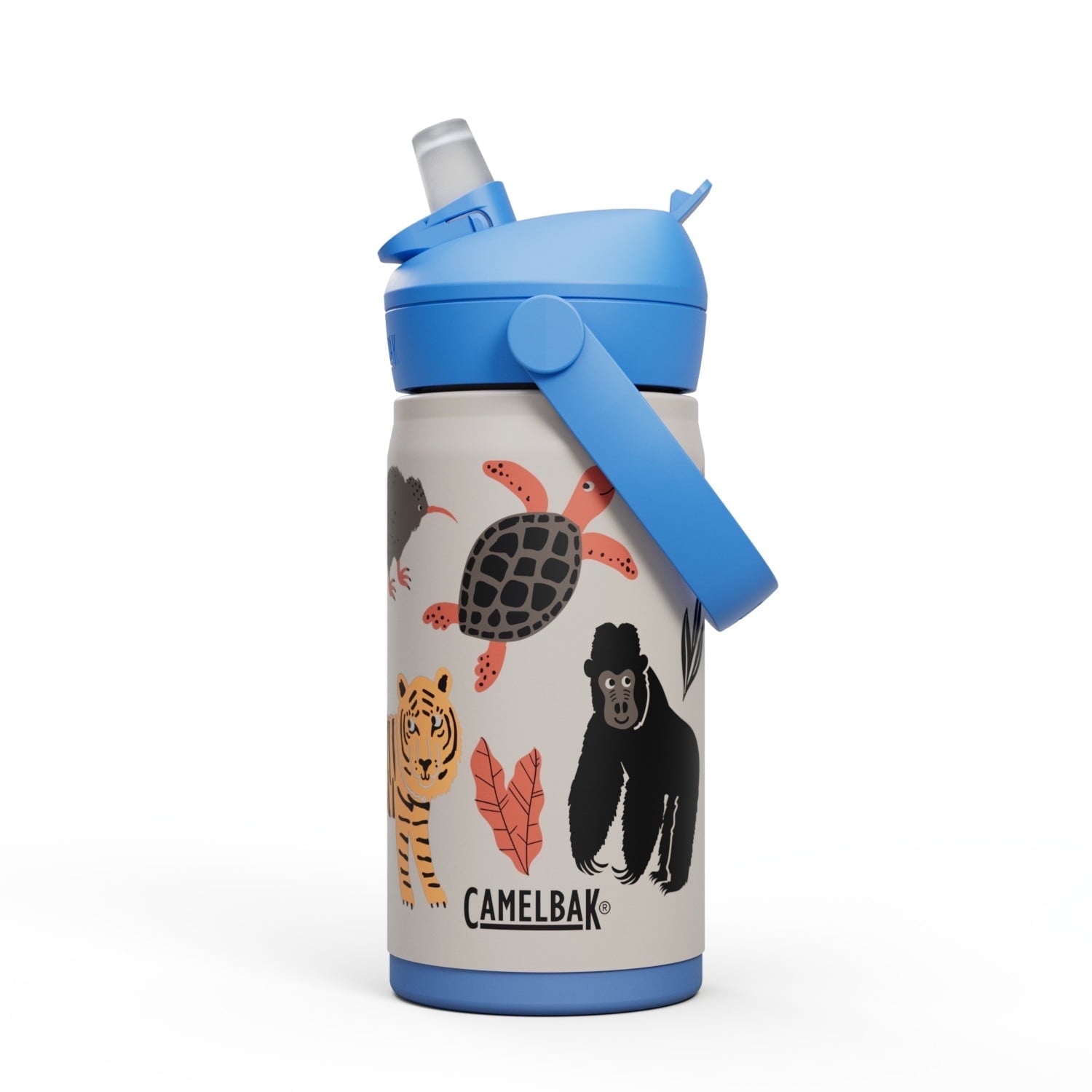 Camelbak Thrive™ Flip Straw Kids Stainless 12oz Water Bottle, Dino Jam X7FL