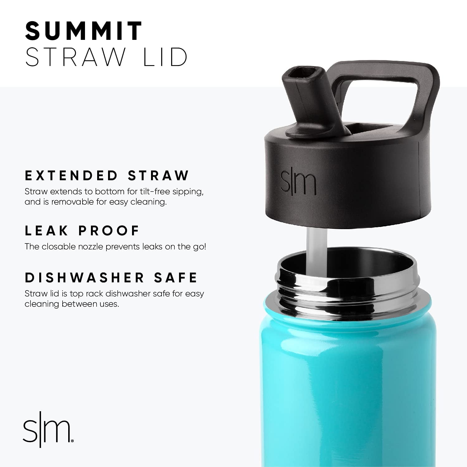 Simple Modern Blippi Kids Water Bottle with Straw Lid | Insulated Stainless Steel Reusable Tumbler for Toddlers, Girls | Summit Collection | 14oz, Blippi Space M094